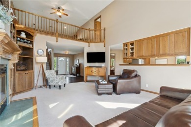 This stunning 4-bedroom, 2.5-bath home sits on a rare double lot on Hunters Ridge Golf Course in Iowa - for sale on GolfHomes.com, golf home, golf lot