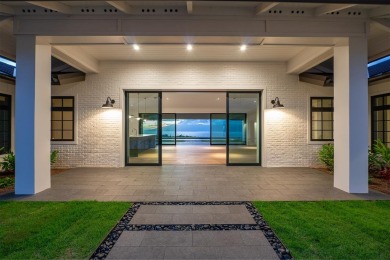 Shades of blue emerge as you enter this all new, custom, coastal on Kapalua Golf Club - Bay Course in Hawaii - for sale on GolfHomes.com, golf home, golf lot