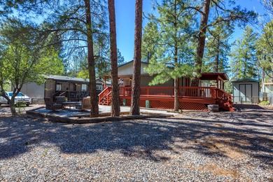 Escape to the cool mountain air in this inviting 3BR/2BA home in on Pinewood Country Club in Arizona - for sale on GolfHomes.com, golf home, golf lot