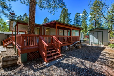 Escape to the cool mountain air in this inviting 3BR/2BA home in on Pinewood Country Club in Arizona - for sale on GolfHomes.com, golf home, golf lot
