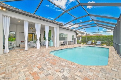 Elegant 4-Bedroom + Den Estate with Heated Pool, Extended 3-Car on Old Corkscrew Golf Club in Florida - for sale on GolfHomes.com, golf home, golf lot