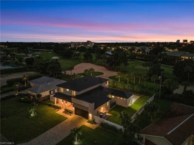 Newly completed, Modern Coastal New Construction two story AR on Country Club of Naples in Florida - for sale on GolfHomes.com, golf home, golf lot