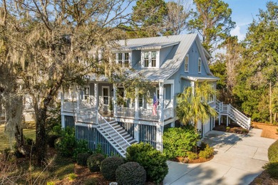 A true elevated Lowcountry retreat tucked away on a quiet cul de on Charleston National Golf Club in South Carolina - for sale on GolfHomes.com, golf home, golf lot