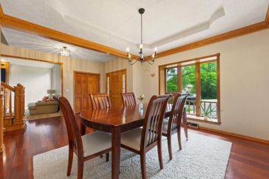 This gorgeous 2 story home is perfectly located on a 1-acre on Red Barn Golf Course in Illinois - for sale on GolfHomes.com, golf home, golf lot