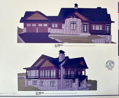 Stunning downhill building lot with magnificent 180 degree views on Talisker Club At Tuhaye in Utah - for sale on GolfHomes.com, golf home, golf lot