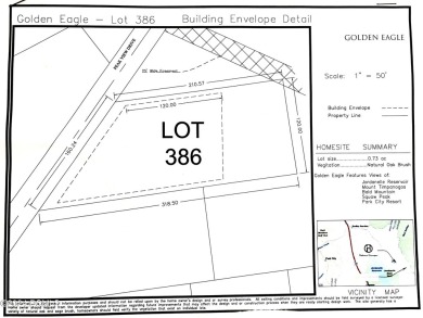 Stunning downhill building lot with magnificent 180 degree views on Talisker Club At Tuhaye in Utah - for sale on GolfHomes.com, golf home, golf lot