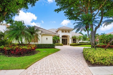 This exceptional lakeside estate blends sophistication, comfort on Bocaire Country Club in Florida - for sale on GolfHomes.com, golf home, golf lot