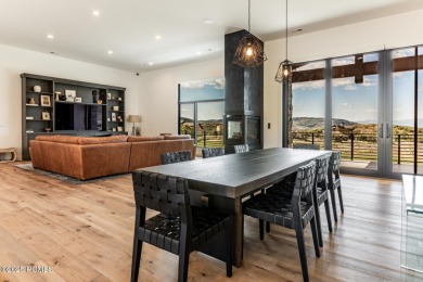 This fully furnished 6-bedroom, 6.5 bathroom contemporary home on Talisker Club At Tuhaye in Utah - for sale on GolfHomes.com, golf home, golf lot