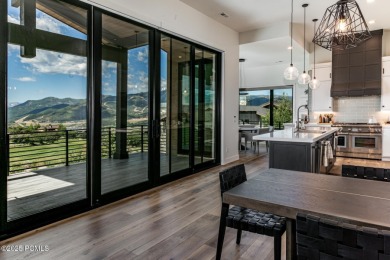 This fully furnished 6-bedroom, 6.5 bathroom contemporary home on Talisker Club At Tuhaye in Utah - for sale on GolfHomes.com, golf home, golf lot