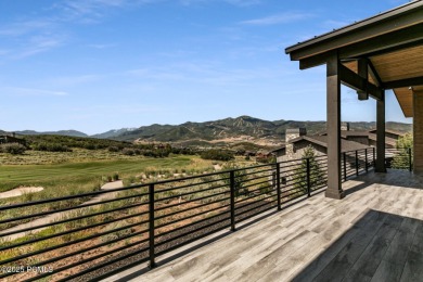 This fully furnished 6-bedroom, 6.5 bathroom contemporary home on Talisker Club At Tuhaye in Utah - for sale on GolfHomes.com, golf home, golf lot