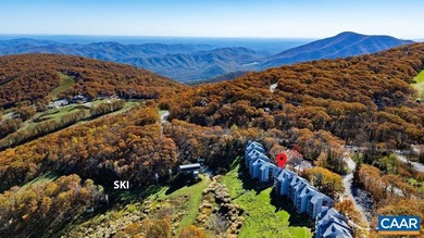 This top-floor, end-unit condo offers stunning year-round on Devils Knob in Virginia - for sale on GolfHomes.com, golf home, golf lot