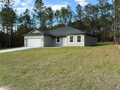 NO BACK NEIGHBORS! Brand New 4 bedroom W/ ENSUITE! 3 bath Home on Citrus Springs Country Club in Florida - for sale on GolfHomes.com, golf home, golf lot