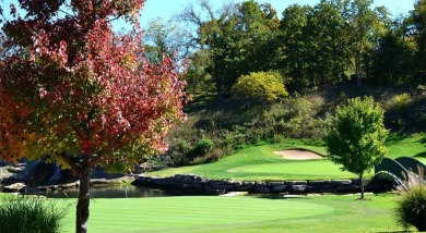 This pristine lodge located at the Cabins on Roark Creek in on Ledgestone Country Club and Golf Course in Missouri - for sale on GolfHomes.com, golf home, golf lot