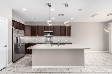 Welcome Home! This beautifully maintained villa is nestled in on Robson Ranch Golf Club in Arizona - for sale on GolfHomes.com, golf home, golf lot