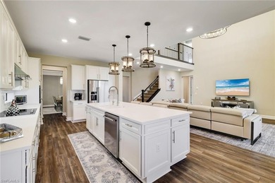 Step into elegant living in this stunning 4 bedroom plus 2 den on Old Corkscrew Golf Club in Florida - for sale on GolfHomes.com, golf home, golf lot