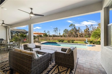 Step into elegant living in this stunning 4 bedroom plus 2 den on Old Corkscrew Golf Club in Florida - for sale on GolfHomes.com, golf home, golf lot