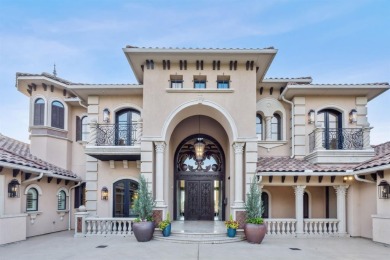 Exceptional Mediterranean-style estate, spanning over 10,000 sf on The Lakes at Castle Hill Golf Club in Texas - for sale on GolfHomes.com, golf home, golf lot