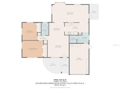 Welcome home to this updated, move-in ready Palm Harbor retreat on Highland Lakes Executive Golf Course in Florida - for sale on GolfHomes.com, golf home, golf lot