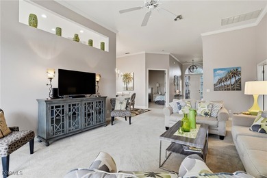 Step inside this beautifully maintained Brighton Model. This 2 on Estero Country Club in Florida - for sale on GolfHomes.com, golf home, golf lot