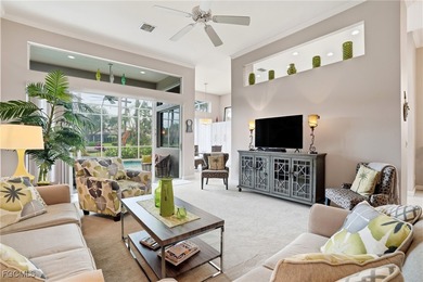 Step inside this beautifully maintained Brighton Model. This 2 on Estero Country Club in Florida - for sale on GolfHomes.com, golf home, golf lot