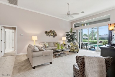 Step inside this beautifully maintained Brighton Model. This 2 on Estero Country Club in Florida - for sale on GolfHomes.com, golf home, golf lot