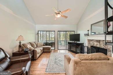 Welcome home to this beautiful contemporary with SEASONAL LAKE on The Highlands Course at Lake Arrowhead in Georgia - for sale on GolfHomes.com, golf home, golf lot