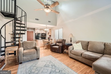 Welcome home to this beautiful contemporary with SEASONAL LAKE on The Highlands Course at Lake Arrowhead in Georgia - for sale on GolfHomes.com, golf home, golf lot