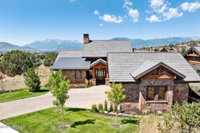 This exquisite single-story Club Cabin offers a harmonious blend on Red Ledges Golf Club in Utah - for sale on GolfHomes.com, golf home, golf lot