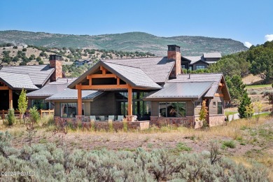 This exquisite single-story Club Cabin offers a harmonious blend on Red Ledges Golf Club in Utah - for sale on GolfHomes.com, golf home, golf lot