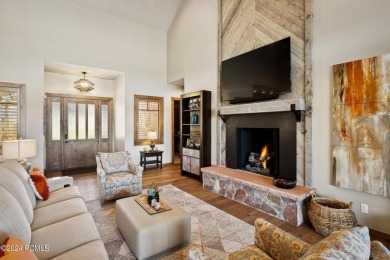 This exquisite single-story Club Cabin offers a harmonious blend on Red Ledges Golf Club in Utah - for sale on GolfHomes.com, golf home, golf lot