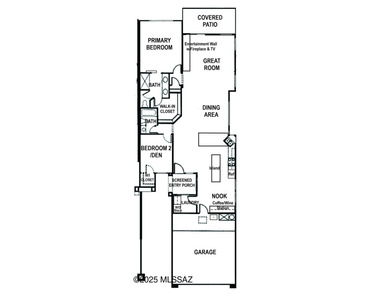 Extensively remodeled Portofino villa with open floor plan and on Saddlebrooke Golf Course in Arizona - for sale on GolfHomes.com, golf home, golf lot