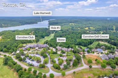 This pretty condo has sweeping views of a gorgeous treetop on Currahee Golf Club in Georgia - for sale on GolfHomes.com, golf home, golf lot