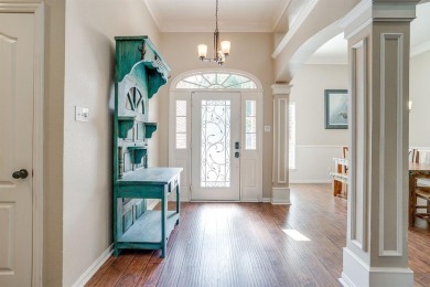 Custom Home in Pecan Plantation. Spacious Living room with wall on Pecan Plantation Country Club in Texas - for sale on GolfHomes.com, golf home, golf lot