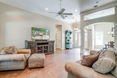 Custom Home in Pecan Plantation. Spacious Living room with wall on Pecan Plantation Country Club in Texas - for sale on GolfHomes.com, golf home, golf lot
