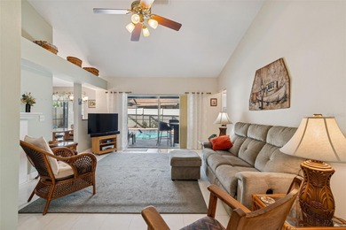 Curb appeal sets the tone as you arrive at this lovely pool home on Countryway Golf Course in Florida - for sale on GolfHomes.com, golf home, golf lot