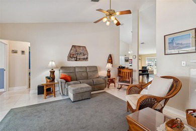 Curb appeal sets the tone as you arrive at this lovely pool home on Countryway Golf Course in Florida - for sale on GolfHomes.com, golf home, golf lot