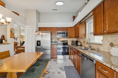 Curb appeal sets the tone as you arrive at this lovely pool home on Countryway Golf Course in Florida - for sale on GolfHomes.com, golf home, golf lot