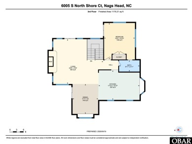 6005 S North Shore Ct is located in the well-known Village of on Nags Head Golf Links in North Carolina - for sale on GolfHomes.com, golf home, golf lot