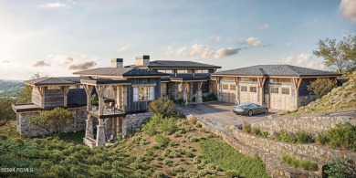 This exceptional new-construction estate, crafted for effortless on Red Ledges Golf Club in Utah - for sale on GolfHomes.com, golf home, golf lot