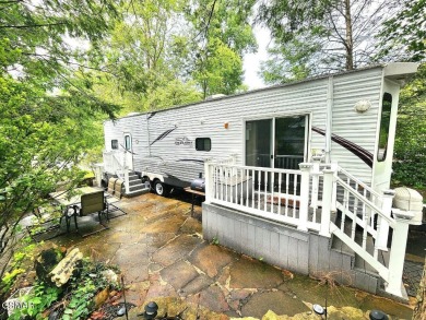 Enjoy a spacious and private RV lot with a lovely patio perfect on Bent Creek Golf Course in Tennessee - for sale on GolfHomes.com, golf home, golf lot