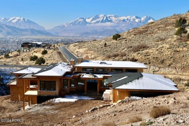 This exceptional new-construction estate, crafted for effortless on Red Ledges Golf Club in Utah - for sale on GolfHomes.com, golf home, golf lot