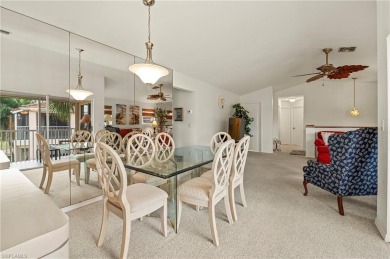 Rarely available 3 bedroom, 2 bath end unit condo with with a on Quail Run Golf Club In Naples in Florida - for sale on GolfHomes.com, golf home, golf lot