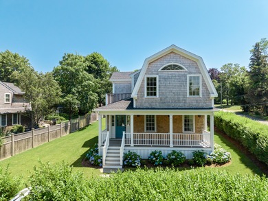 This beautifully renovated gambrel-style home in Vineyard Haven on Mink Meadows Golf Club in Massachusetts - for sale on GolfHomes.com, golf home, golf lot