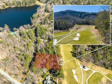 This .52-acre lot nestled on Fairway Drive sits on 4 golf hole on Lake Toxaway Country Club in North Carolina - for sale on GolfHomes.com, golf home, golf lot