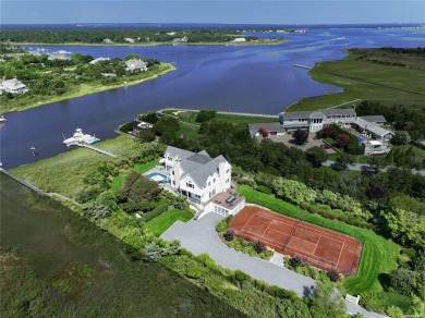 Step into a realm of pure Resort Style living and waterfront on Quogue Field Club in New York - for sale on GolfHomes.com, golf home, golf lot