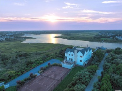 Step into a realm of pure Resort Style living and waterfront on Quogue Field Club in New York - for sale on GolfHomes.com, golf home, golf lot