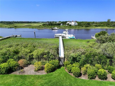 Step into a realm of pure Resort Style living and waterfront on Quogue Field Club in New York - for sale on GolfHomes.com, golf home, golf lot