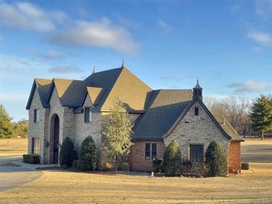 Custom Built Estate adjoining a beautiful Golf Course featuring on  in Oklahoma - for sale on GolfHomes.com, golf home, golf lot