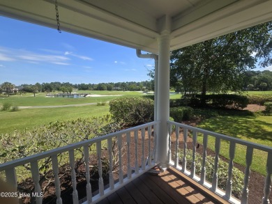 This charming farmhouse-style home with wraparound porches on Ocean Ridge Plantation in North Carolina - for sale on GolfHomes.com, golf home, golf lot