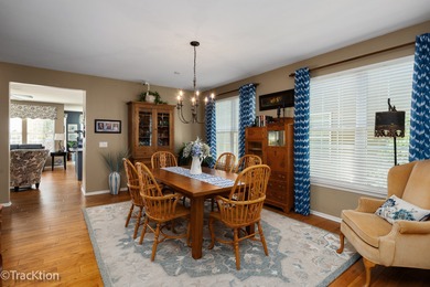 FABULOUS HOME IN CARILLON LAKES, A 55+ COMMUNITY.  THIS HOME HAS on Carillon Lakes 3 Hole Course in Illinois - for sale on GolfHomes.com, golf home, golf lot